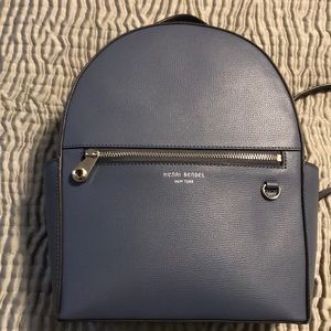 Henri Bendel mini backpack slate blue